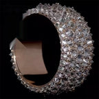 Iced Men's Ring I — Moissanite, 925 Silver