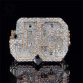 Rapper Custom Iced Ring — Moissanite, 925 Silver
