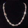 10mm Mariner Link Chain — Moissanite, 925 Silver