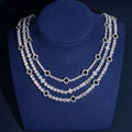 Vintage Clover Tennis Chain — Moissanite, 925 Silver
