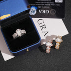 Pear Cut Halo Engagement Ring — Moissanite, 925 Silver