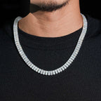 2-Row 4mm Tennis Necklace — Moissanite, 925 Silver