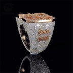 Rapper Custom Iced Ring — Moissanite, 925 Silver