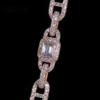 10mm Mariner Link Chain — Moissanite, 925 Silver