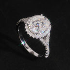 Oval Cut 8×10mm Engagement Ring — Moissanite, 925 Silver