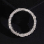 3-Row Pavé Men's Band Ring — Moissanite, 925 Silver