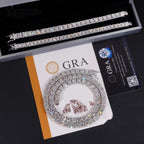 Classic Iced Tennis Chain — Moissanite, 925 Silver