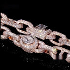 10mm Mariner Link Chain — Moissanite, 925 Silver