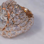 Iced Men's Ring III — Moissanite, 925 Silver