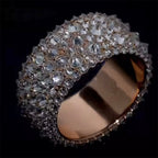 Iced Men's Ring I — Moissanite, 925 Silver