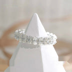 Oval Cut Eternity Band — Moissanite, 925 Silver