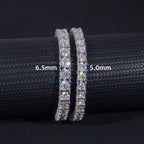 Classic Iced Tennis Chain — Moissanite, 925 Silver