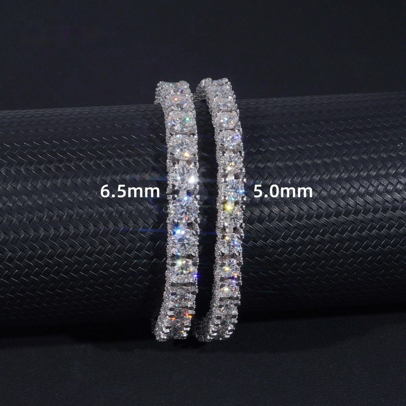 Classic Iced Tennis Chain — Moissanite, 925 Silver