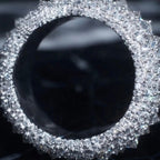Iced Men's Ring IV — Moissanite, 925 Silver