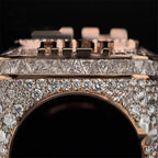 Rapper Custom Iced Ring — Moissanite, 925 Silver