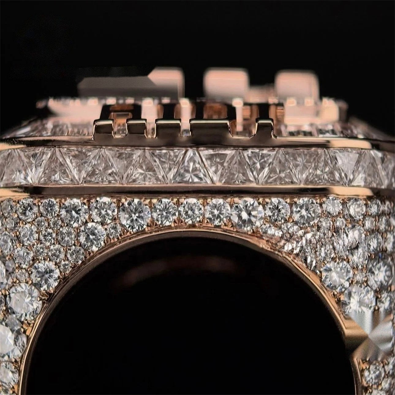 Rapper Custom Iced Ring — Moissanite, 925 Silver