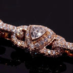 10mm Mariner Link Chain — Moissanite, 925 Silver