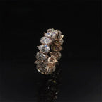 Pear & Round Eternity Band — Moissanite, 925 Silver