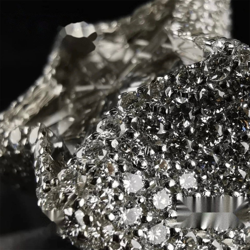 Iced Star Ring — Moissanite, 925 Silver