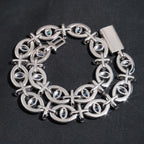 Devil's Eye Cuban Chain — Moissanite, 925 Silver