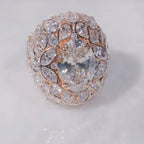 Iced Men's Ring III — Moissanite, 925 Silver