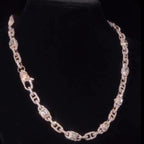 10mm Mariner Link Chain — Moissanite, 925 Silver