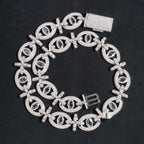 Devil's Eye Cuban Chain — Moissanite, 925 Silver