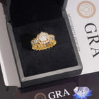 12.73ct Eternity Ring — Moissanite, 925 Silver