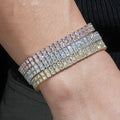 Double Row Tennis Bracelet — Moissanite, 925 Silver