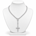 3mm Rosary Chain — Moissanite, 925 Silver