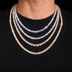4mm Moissanite Tennis Chain