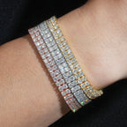 Double Row Tennis Bracelet — Moissanite, 925 Silver