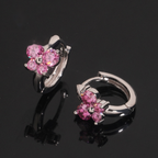 BT Earrings Hoops — Moissanite, 925 Silver