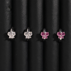 BT Earrings Hoops — Moissanite, 925 Silver