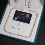 5mm Tennis Chain, Moissanite, 925 Silver | FAZE Jewelry