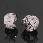 Rounded Branded Ring, Moissanite, 925 Silver | FAZE Jewelry