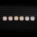 Centerstone Earrings Screw Back, Moissanite, 925 Silver | FAZE Jewelry
