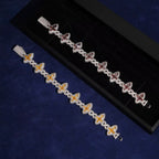 Cross Bracelet, Moissanite, 925 Silver | FAZE Jewelry