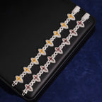 Cross Bracelet, Moissanite, 925 Silver | FAZE Jewelry