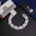 Flower Bracelet, Moissanite, 925 Silver | FAZE Jewelry
