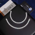 Marquise Bracelet, Moissanite, 925 Silver | FAZE Jewelry