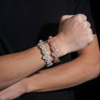 Cross Bracelet, Moissanite, 925 Silver | FAZE Jewelry