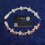 Cross Bracelet, Moissanite, 925 Silver | FAZE Jewelry