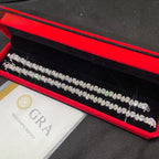 Tennis Different Shapes Bracelet, Moissanite, 925 Silver | FAZE Jewelry