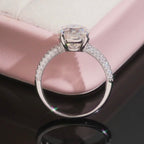 Womens Engagement Ring, Moissanite, 925 Silver | FAZE Jewelry