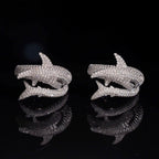 Shark Ring, Moissanite, 925 Silver | FAZE Jewelry