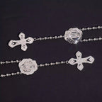 Rosary Chain, Moissanite, 925 Silver | FAZE Jewelry