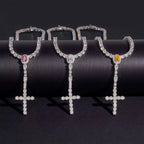 3mm Rosary Chain, Moissanite, 925 Silver | FAZE Jewelry