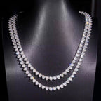 Heart Shape Chain, Moissanite, 925 Silver | FAZE Jewelry