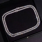 Heart Shape Chain, Moissanite, 925 Silver | FAZE Jewelry